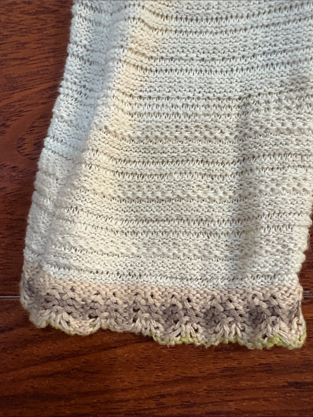 Free People Cream Open-Knit Sweater with Multicolor Floral Embroidery - Picture 9 of 9